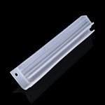 Motorcycle Fork Slider Guards - White (1 Pair)