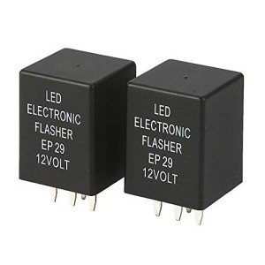 2pcs 12V EP29 LED Flasher Relay for Turn Signals
