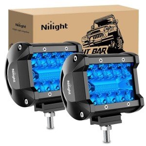 Nilight 4" LED Spot Flood Lights - 2 Pack
