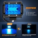 Nilight 4" LED Spot Flood Lights - 2 Pack