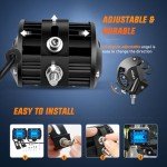 Nilight 4" LED Spot Flood Lights - 2 Pack