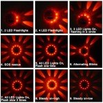 Rechargeable Road Flares with Magnetic Base (3 Pack)