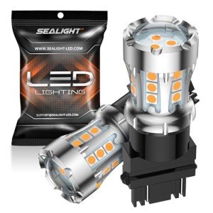 SEALIGHT 3157 LED Turn Signal Bulbs - Amber 2-Pack