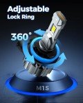 Marsauto H11/H8/H9 Super Bright Fog Light Bulbs