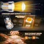 SEALIGHT 3157 LED Turn Signal Bulbs - Amber 2-Pack