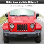 CheroCar JK Mesh Grille and Headlight Cover Trim