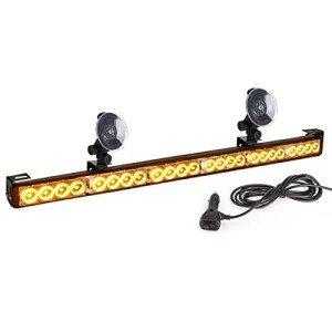 TeddyTT 27-Inch Amber LED Emergency Strobe Lights