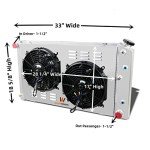 Chevy C K Series Radiator Shroud Fan Kit