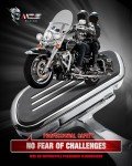 MZS Chrome Motorcycle Passenger Floorboards & Pegs
