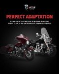 MZS Chrome Motorcycle Passenger Floorboards & Pegs