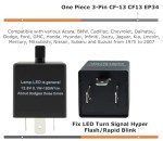 LED Turn Signal Relay with Speed Adjustment