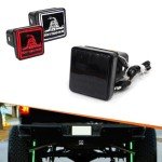 LED Trailer Hitch Light with 'Don't Tread on Me' Design