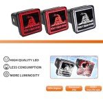 LED Trailer Hitch Light with 'Don't Tread on Me' Design