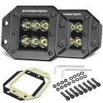 LED Flush Mount Pods for Off-Road Vehicles