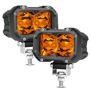 Amber LED Pod Lights for Trucks & Off-Road Vehicles