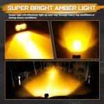 Amber LED Pod Lights for Trucks & Off-Road Vehicles