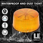 USB Rechargeable Amber Emergency Flashing Strobe Light