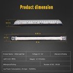 8" Waterproof LED Light Bar for Cars & Boats