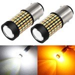 PHINLION Dual Color Switchback LED Bulbs 1157