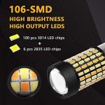 PHINLION Dual Color Switchback LED Bulbs 1157