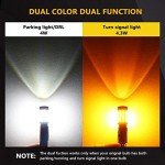 PHINLION Dual Color Switchback LED Bulbs 1157