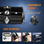 Nilight 6.5" 120W LED Light Bar Combo Kit