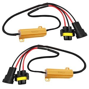 H11 H9 H8 LED Resistor Kit - Anti Flicker