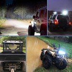 Nilight 6.5" 120W LED Light Bar Combo Kit