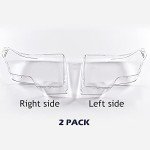 GRAND ORANGE Clear Headlight Lens Covers for Ford F150