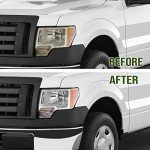GRAND ORANGE Clear Headlight Lens Covers for Ford F150