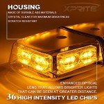 Xprite Amber LED Strobe Lights with Magnetic Base