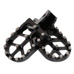 AnXin CNC Dirt Bike Foot Pegs - Black