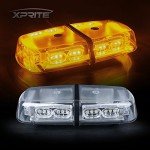 Xprite Amber LED Strobe Lights with Magnetic Base