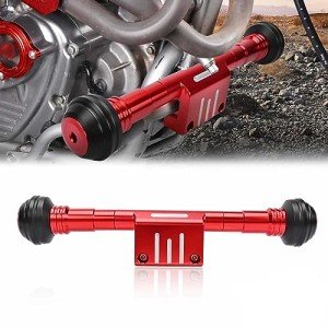 Honda XR650L Frame Sliders - Crash Protection (Red)