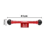 Honda XR650L Frame Sliders - Crash Protection (Red)