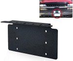 Universal Steel License Plate Mount for LED Lights