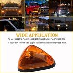 Amber LED Cab Roof Marker Lights for Ford Trucks