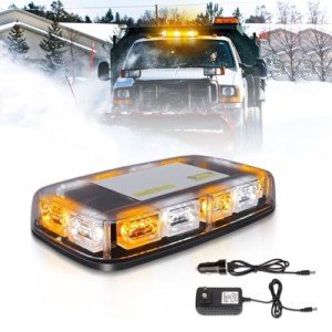 Wireless Rechargeable Beacon Strobe Light - 17 Modes