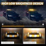 Wireless Rechargeable Beacon Strobe Light - 17 Modes