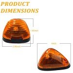Amber LED Cab Roof Marker Lights for Ford Trucks