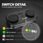 Wireless Rechargeable Beacon Strobe Light - 17 Modes
