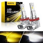 AUXITO Dual Color Switchback LED Fog Light Bulbs