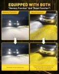 AUXITO Dual Color Switchback LED Fog Light Bulbs