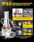 AUXITO Dual Color Switchback LED Fog Light Bulbs