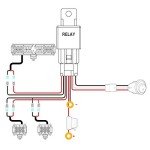 Nilight 12" LED Light Bar Set with Wiring