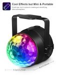 3-Pack Sound Activated Party Lights with Remote