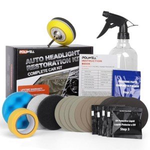 Headlight Restoration Kit for DIY Lens Repair