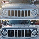 Angry Bird Style Jeep Patriot Headlight Cover Kit