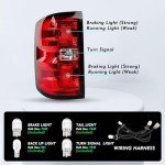 TUSDAR Tail Light Assembly for 2014-2018 Chevy/GMC