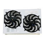 Radiator Shroud with 12V Electric Fans for Chevy & Oldsmobile